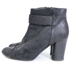 Chanel CC Logo Belt Side Zip Short Boots — view 2