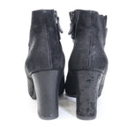 Chanel CC Logo Belt Side Zip Short Boots — view 3