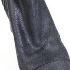 Chanel CC Logo Belt Side Zip Short Boots — view 9