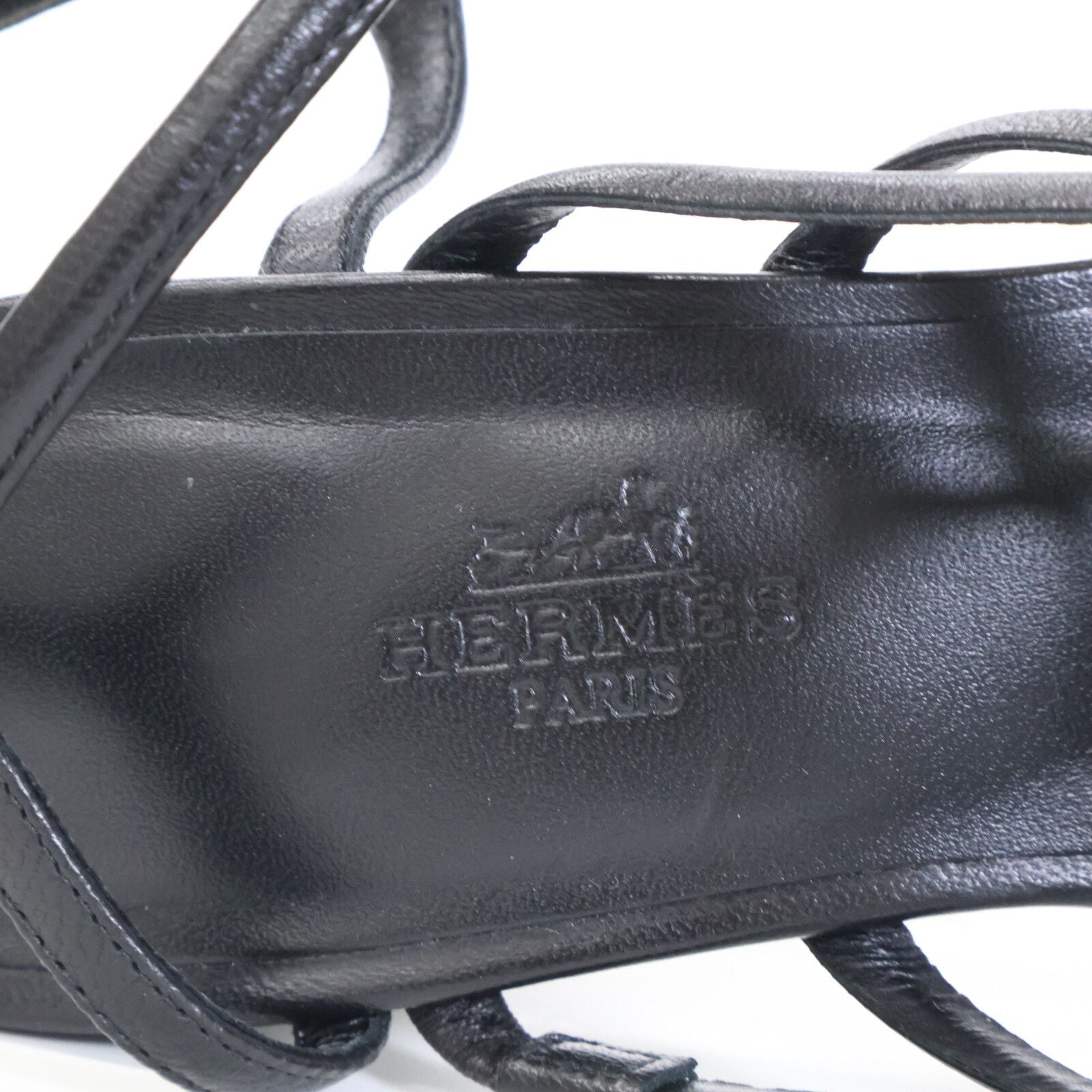 Hermes Oracle Gladiator Strap Sandals — view 7