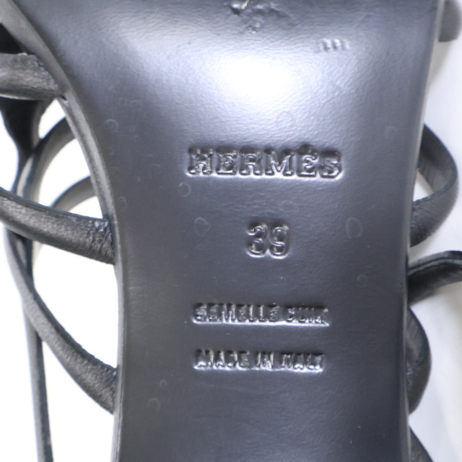 Hermes Oracle Gladiator Strap Sandals — view 8