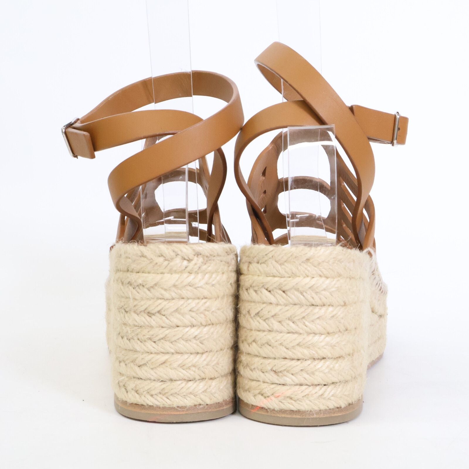 Hermes Catalia Wedge Sole Espadrille Sandals — view 3