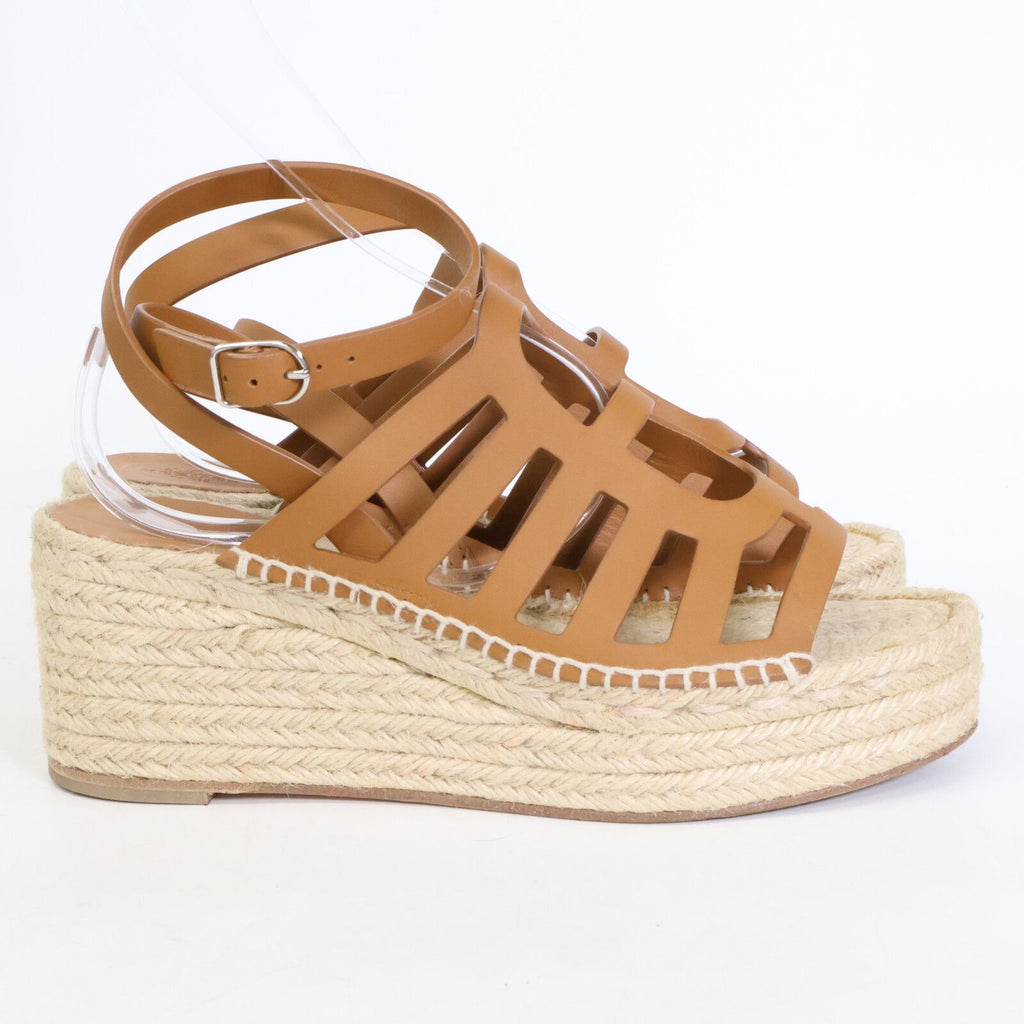 Hermes Catalia Wedge Sole Espadrille Sandals — view 4