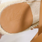 Hermes Catalia Wedge Sole Espadrille Sandals — view 7