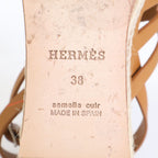Hermes Catalia Wedge Sole Espadrille Sandals — view 8