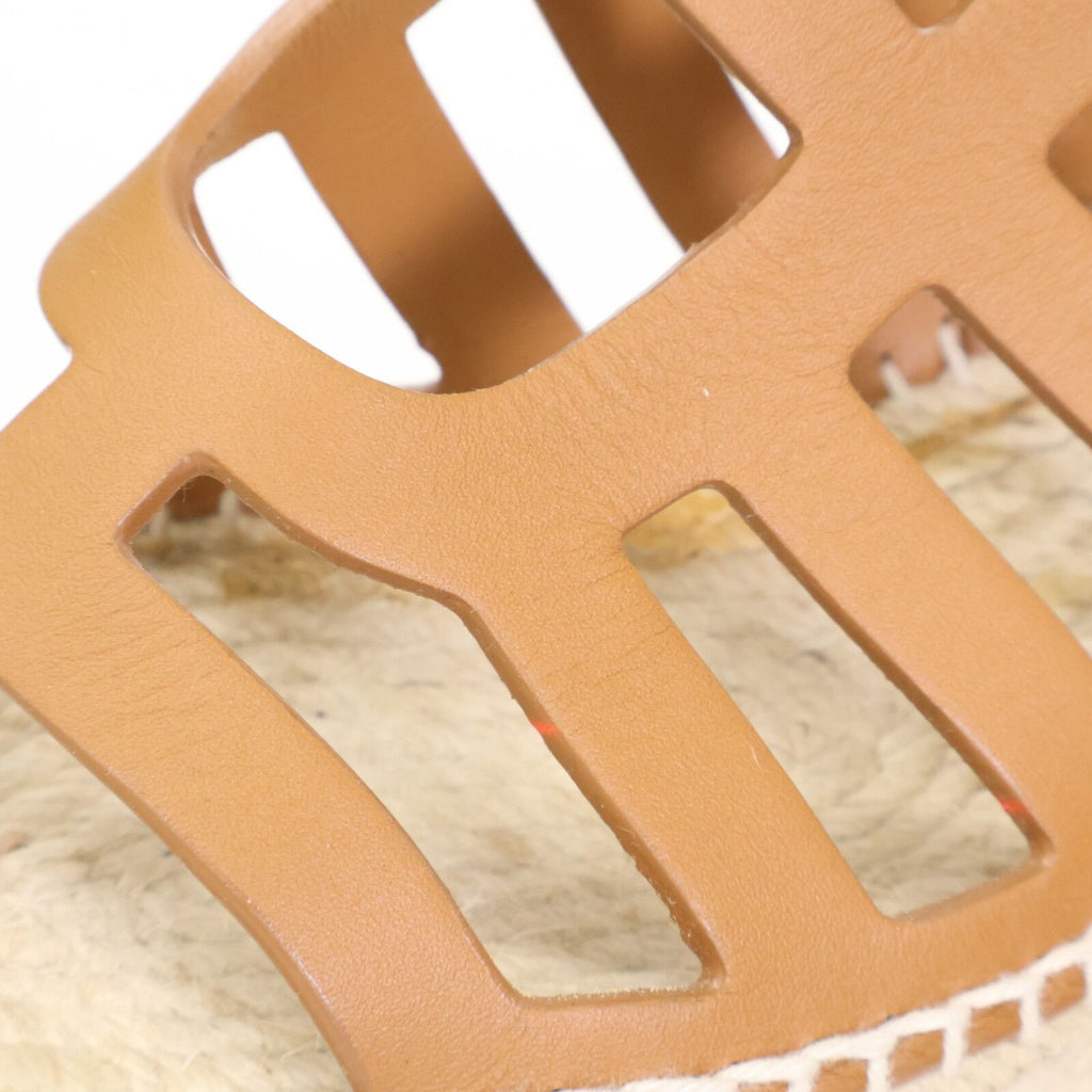 Hermes Catalia Wedge Sole Espadrille Sandals — view 9