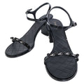 Chanel Chain Sandal Black