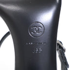 Chanel Chain Sandal Black — view 8