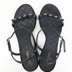 Chanel Chain Sandal Black — view 5