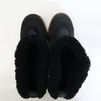 Chanel Shearling Fleece Wedge Sole Short Boots No Indicated — view 5