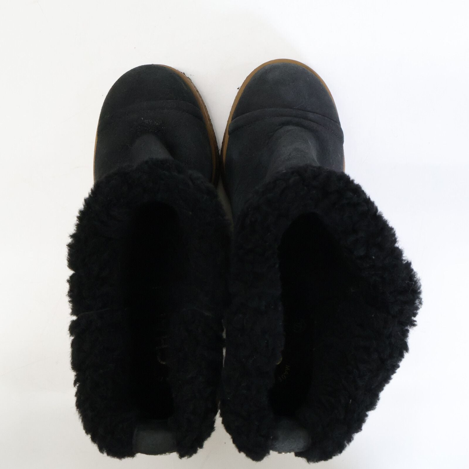 Chanel Shearling Fleece Wedge Sole Short Boots No Indicated — view 5