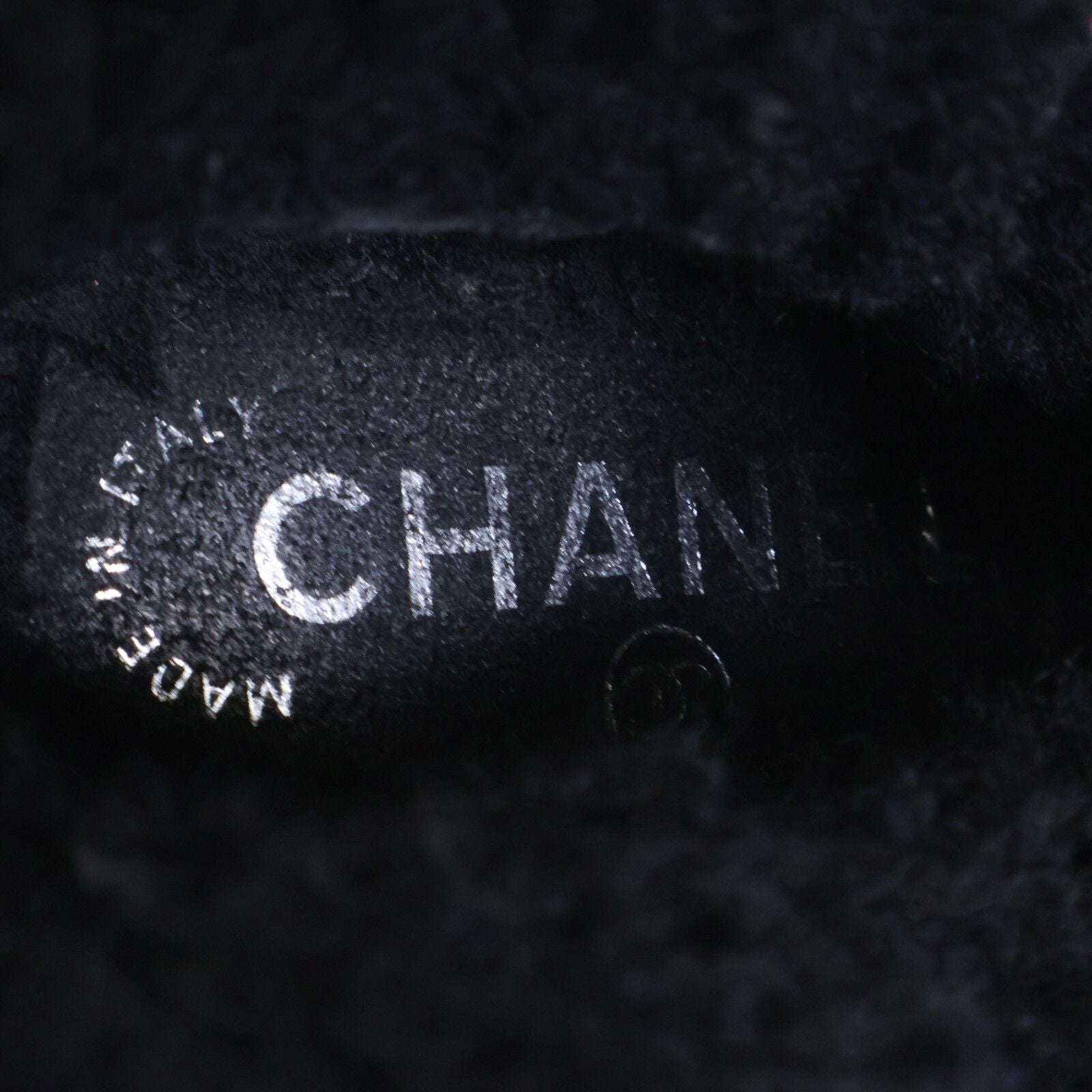 Chanel Shearling Fleece Wedge Sole Short Boots No Indicated — view 7