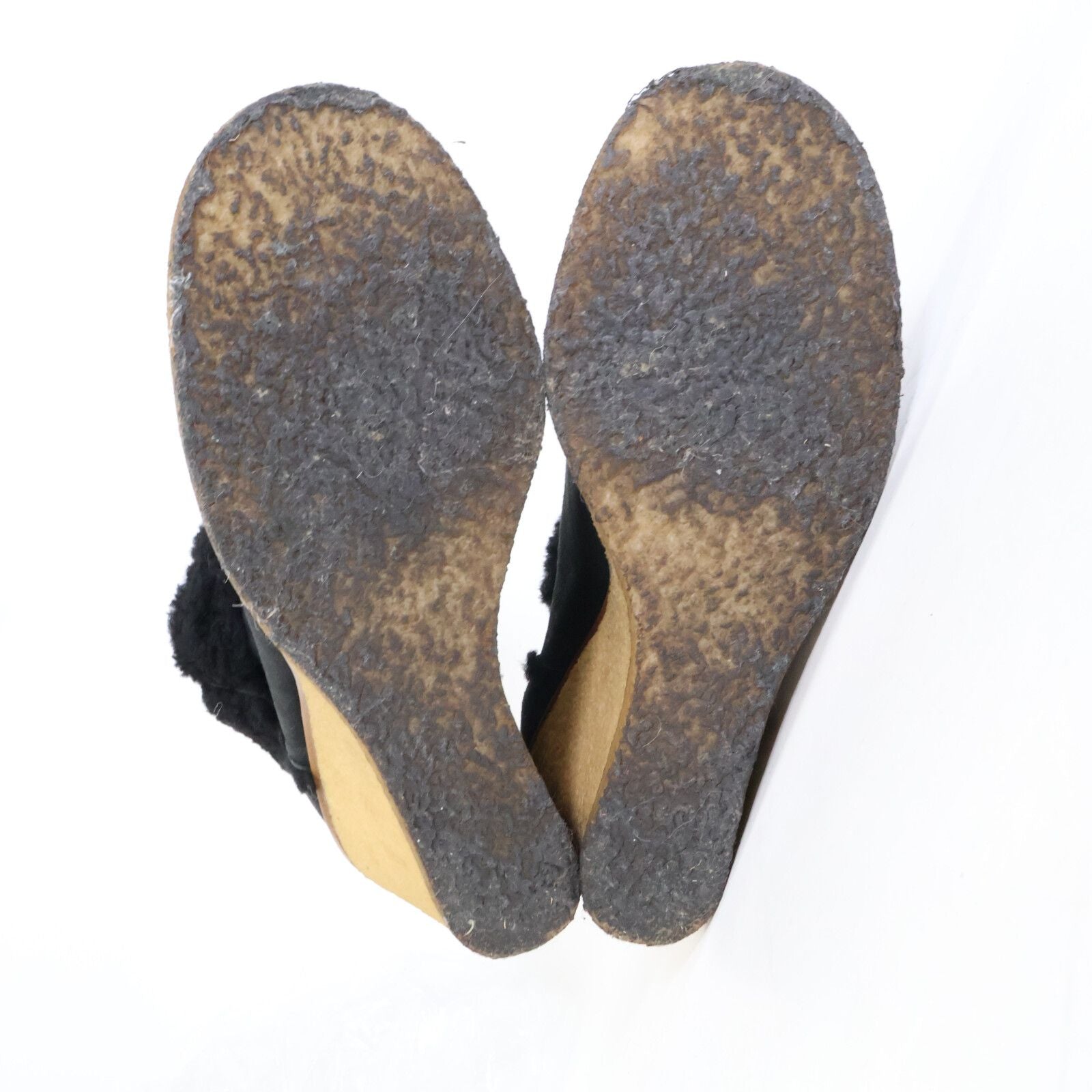 Chanel Shearling Fleece Wedge Sole Short Boots No Indicated — view 6