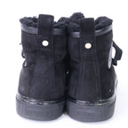 Hermes Jimmy Fleece Shearling High Cut Sneakers — view 3