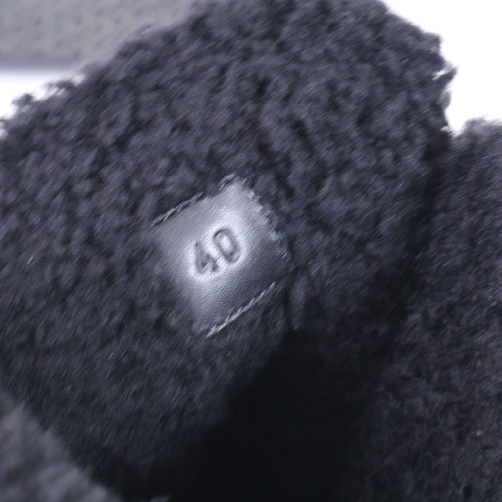 Hermes Jimmy Fleece Shearling High Cut Sneakers — view 8