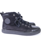 Hermes Jimmy Fleece Shearling High Cut Sneakers — view 4
