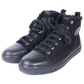 Hermes Jimmy Fleece Shearling High Cut Sneakers
