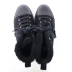 Hermes Jimmy Fleece Shearling High Cut Sneakers — view 5