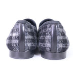 Chanel CC Logo Stitch Plaid Tweed Opera Shoes — view 3