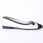 Chanel CC Logo Ribbon Ballet Shoes 39c — view 4