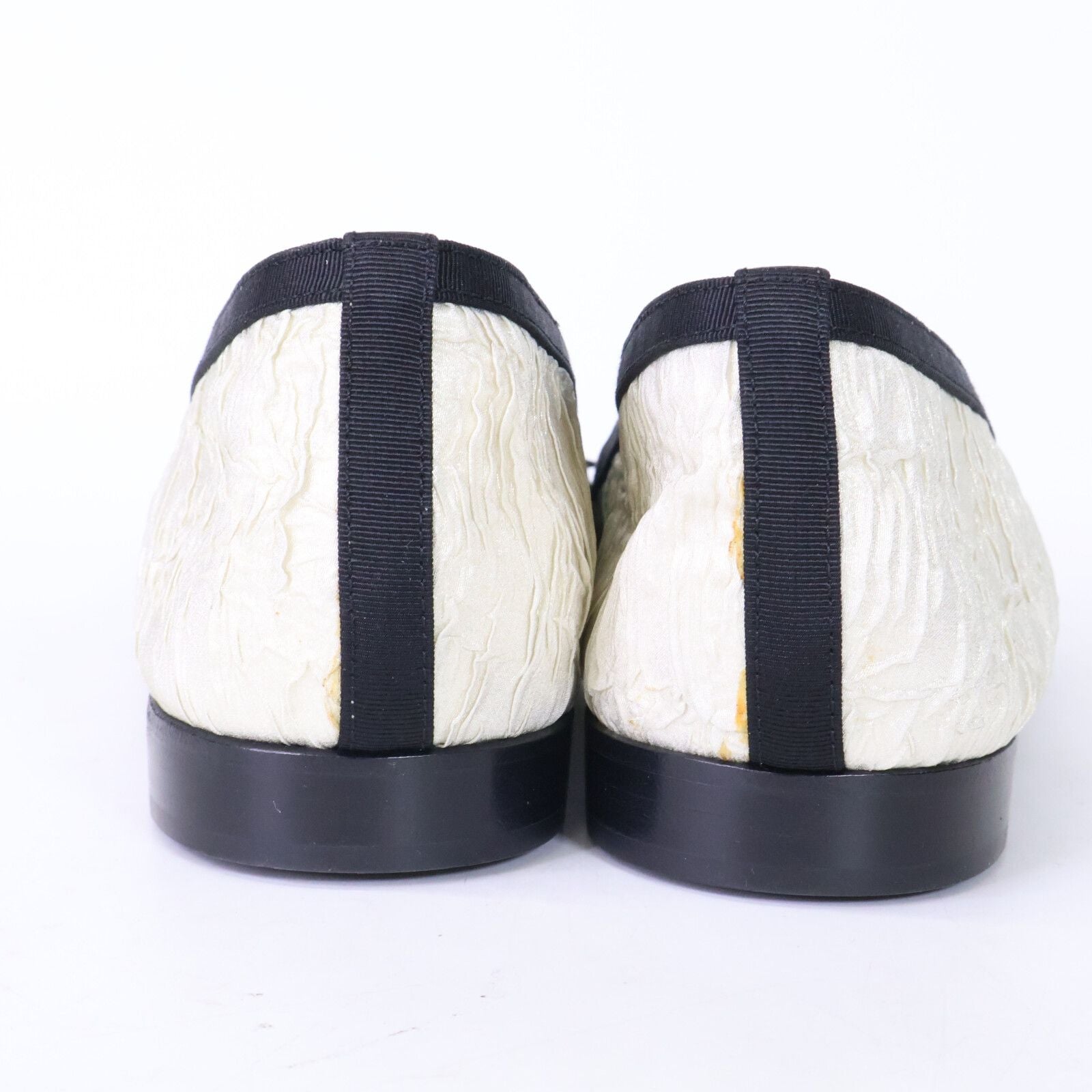 Chanel CC Logo Ribbon Ballet Shoes 39c — view 3