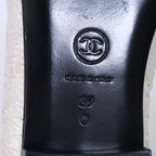 Chanel CC Logo Ribbon Ballet Shoes 39c — view 8