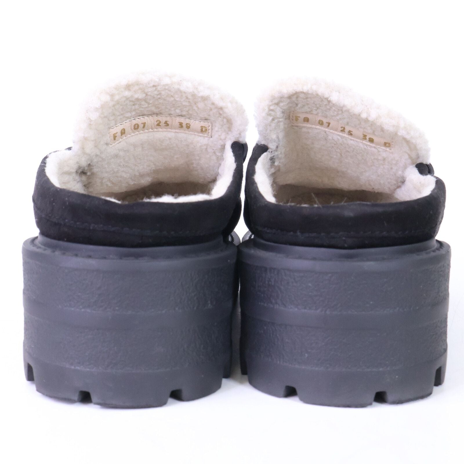 Dior Boy Shearling Fleece Mules — view 3