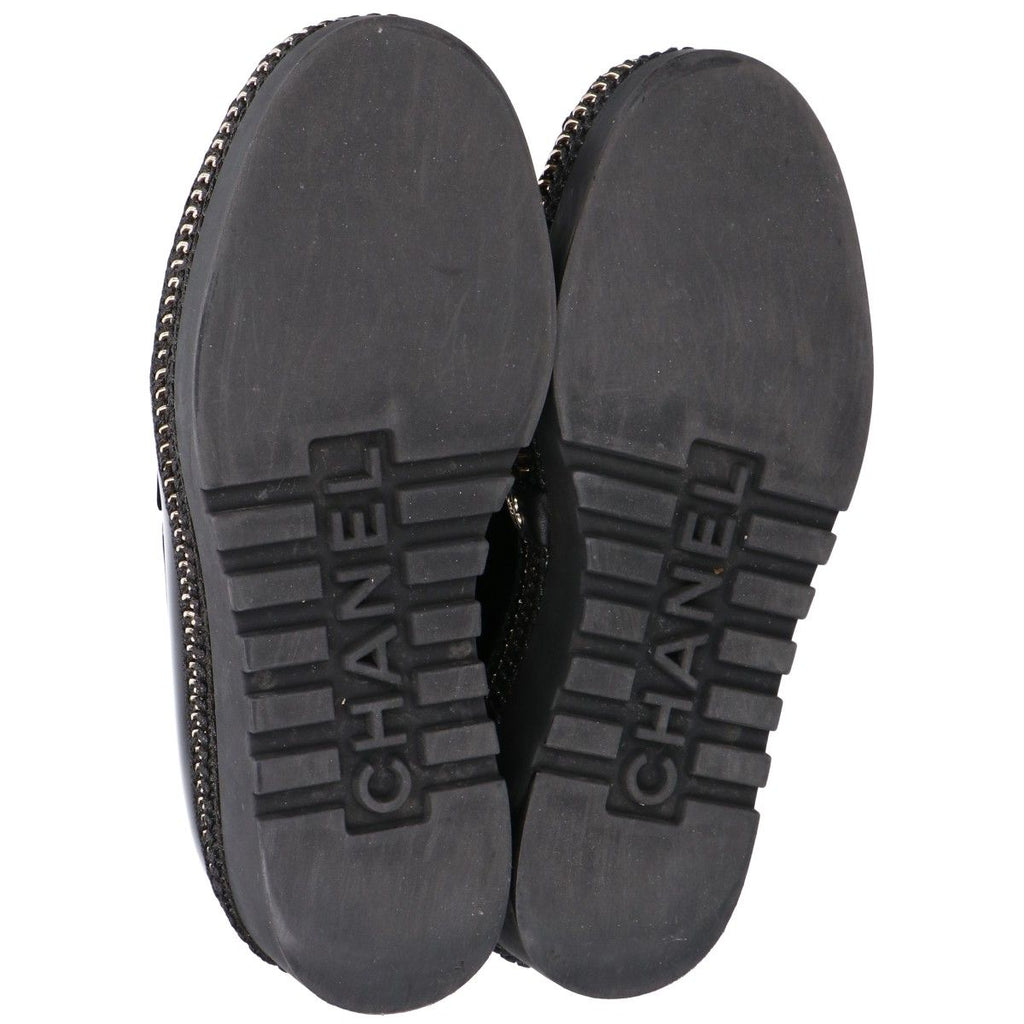 Chanel Chain Stitch CC Logo Loafers 36c — view 6
