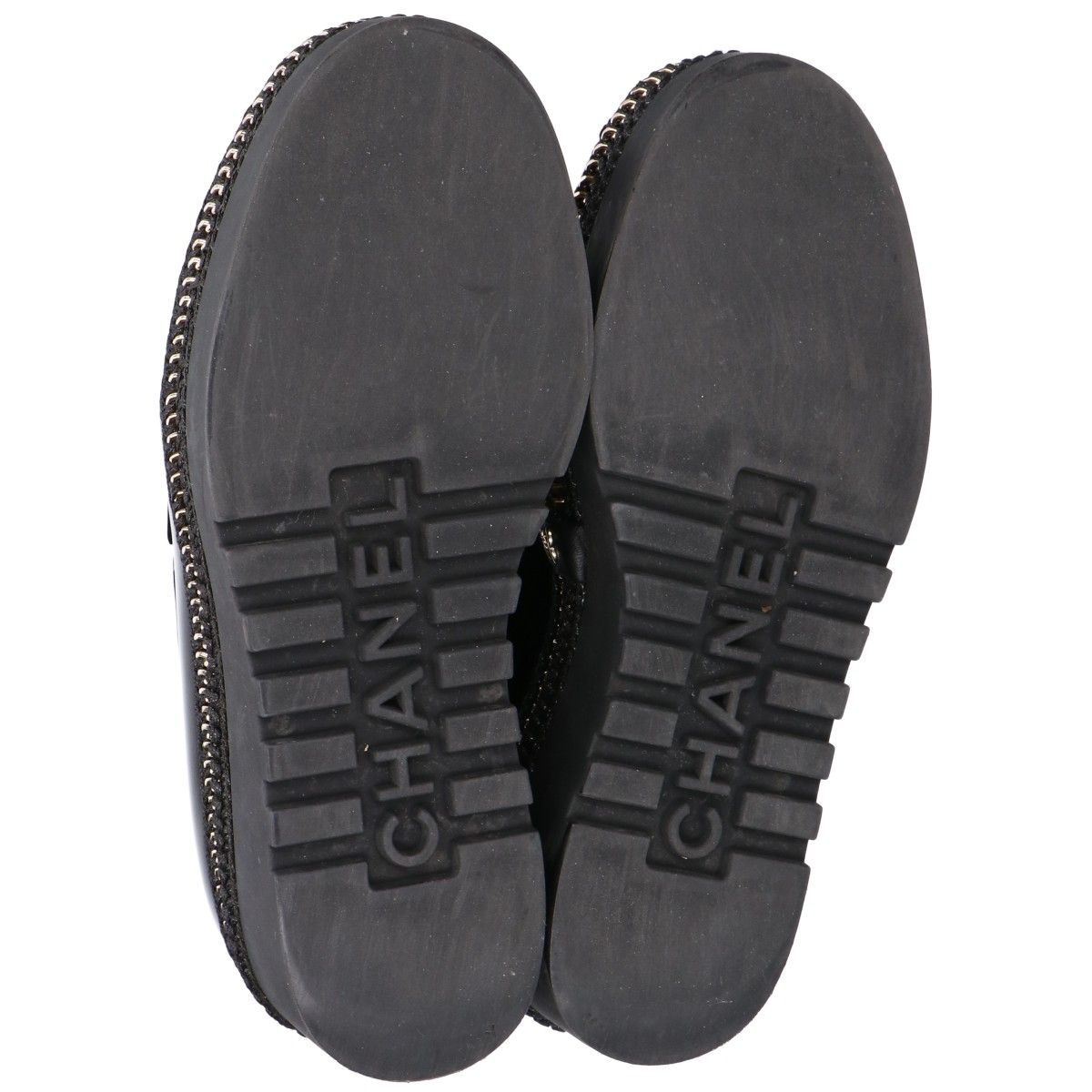 Chanel Chain Stitch CC Logo Loafers 36c — view 6