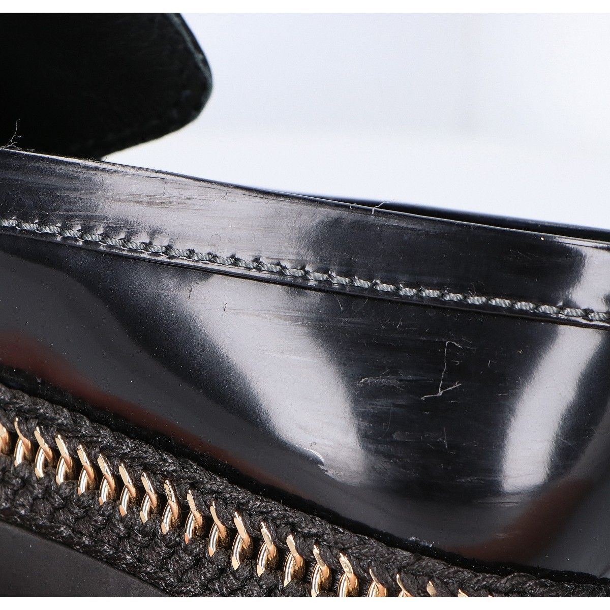 Chanel Chain Stitch CC Logo Loafers 36c — view 9