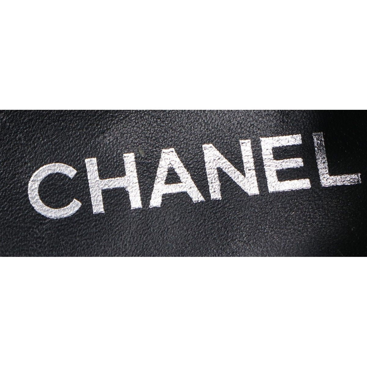 Chanel D CC Logo Plate Leather Thick Sole Loafers 36c — view 7