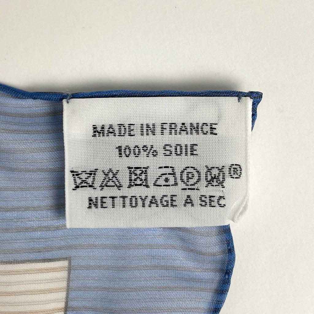 Hermes Carre 140 les Leopard Shawl Large Scarf Silk White Brown Multicolor — view 2