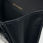 Chanel CC Logo Coin Case Quilted Lambskin Black — view 4