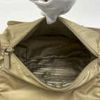 Prada Shoulder Bag Nylon Beige — view 8