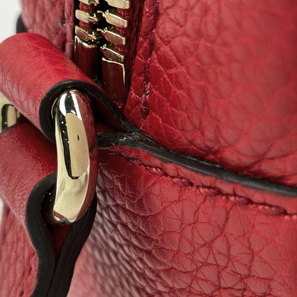 Gucci Soho Shoulder Bag Tassel Fringe Interlocking Leather — view 5