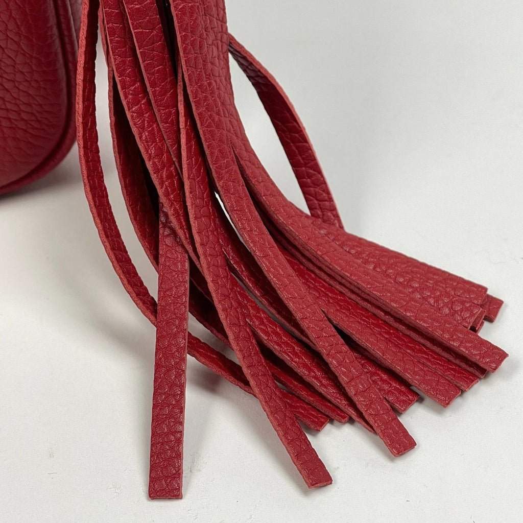 Gucci Soho Shoulder Bag Tassel Fringe Interlocking Leather — view 4