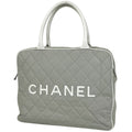 Chanel Sports Line Tote Canvas Light Gray