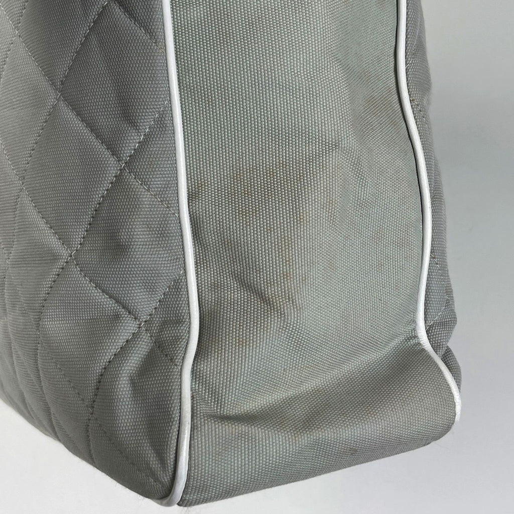 Chanel Sports Line Tote Canvas Light Gray — view 4