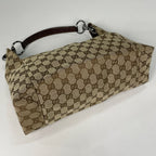 Gucci GG Pattern Handbag Shoulder Canvas Beige Brown — view 2