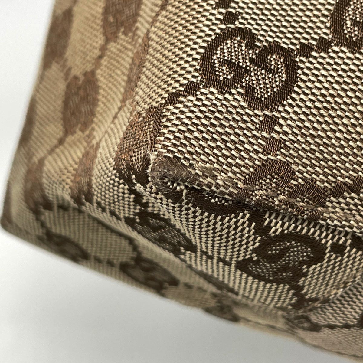 Gucci GG Pattern Handbag Shoulder Canvas Beige Brown — view 3