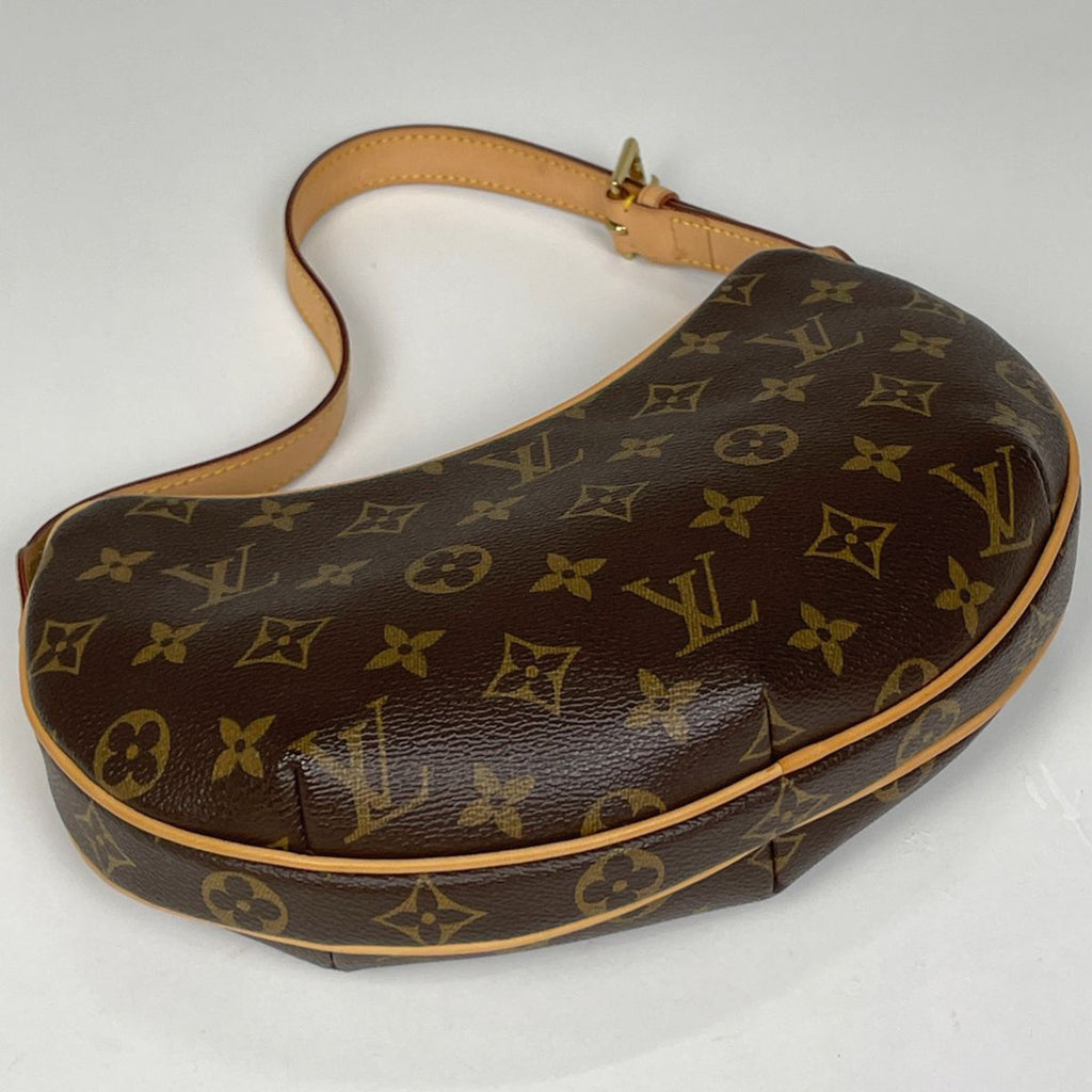 Louis Vuitton Pochette Croissant Shoulder Bag Monogram Brown — view 2