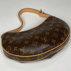 Louis Vuitton Pochette Croissant Shoulder Bag Monogram Brown — view 2