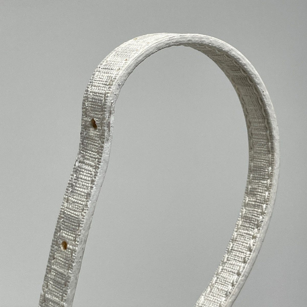 Fendi Zucchino Pattern Chain Shoulder Bag Logo All Over Crossbody White — view 6