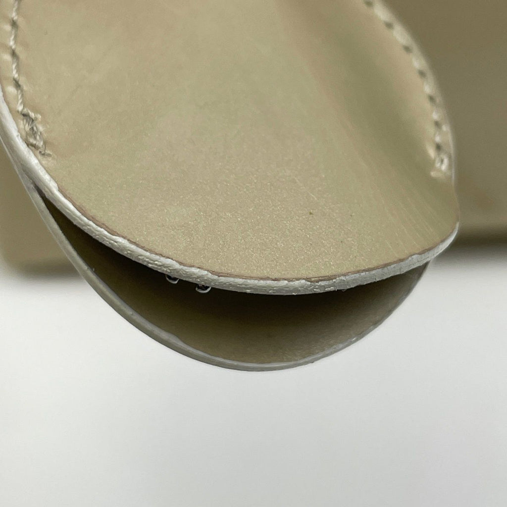 Dior Maris Pearl Handbag 2-Way Enamel Patent Leather Beige — view 5