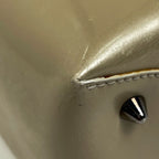 Dior Maris Pearl Handbag 2-Way Enamel Patent Leather Beige — view 3