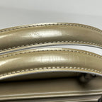 Dior Maris Pearl Handbag 2-Way Enamel Patent Leather Beige — view 6