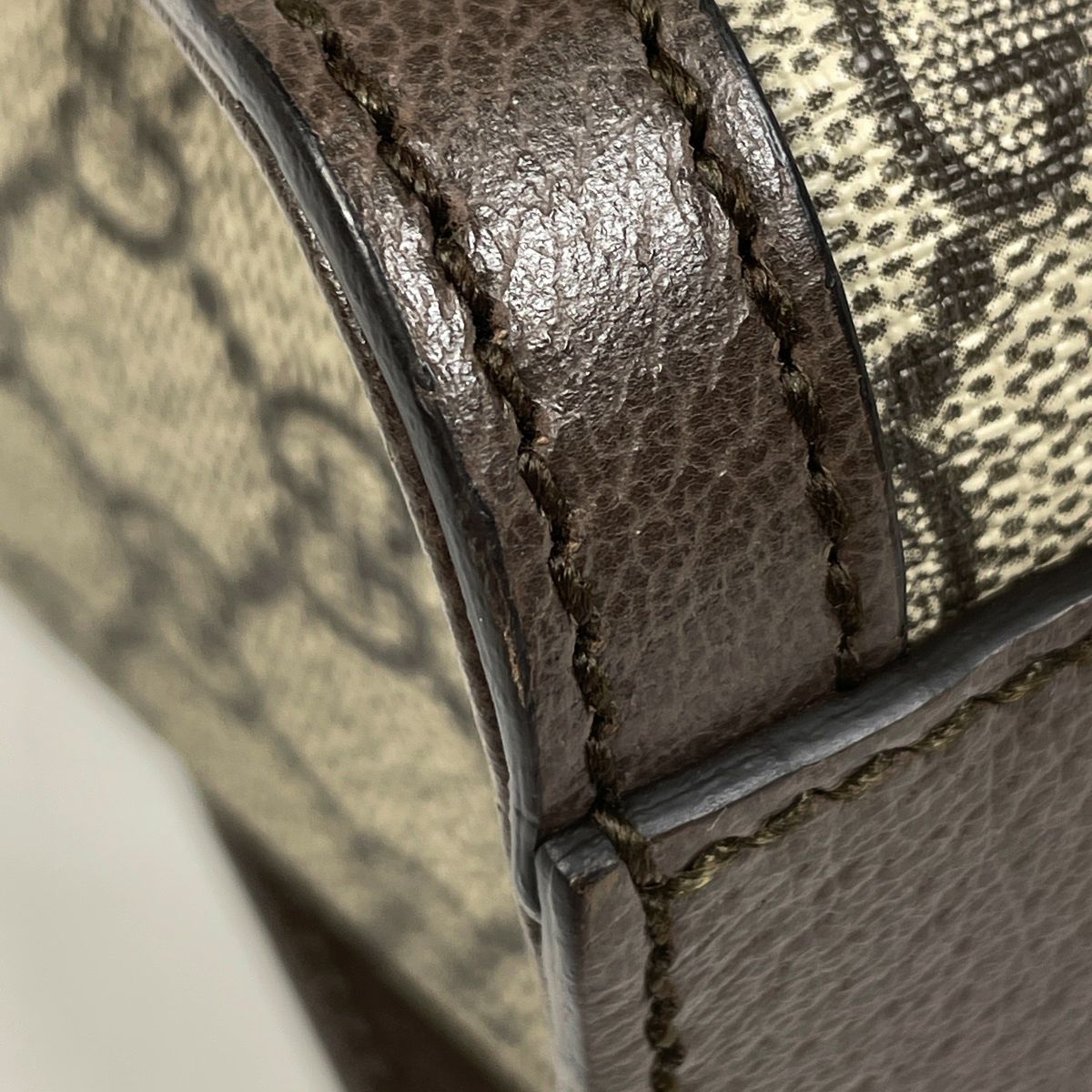 Gucci Ophidia Small Tote GG Double Web 2-Way Shoulder Bag Supreme Beige Brown — view 3
