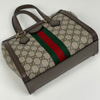 Gucci Ophidia Small Tote GG Double Web 2-Way Shoulder Bag Supreme Beige Brown — view 2