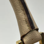 Loewe Anagram Handbag Leather Gold — view 7