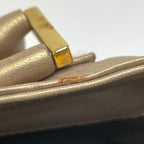 Loewe Anagram Handbag Leather Gold — view 5